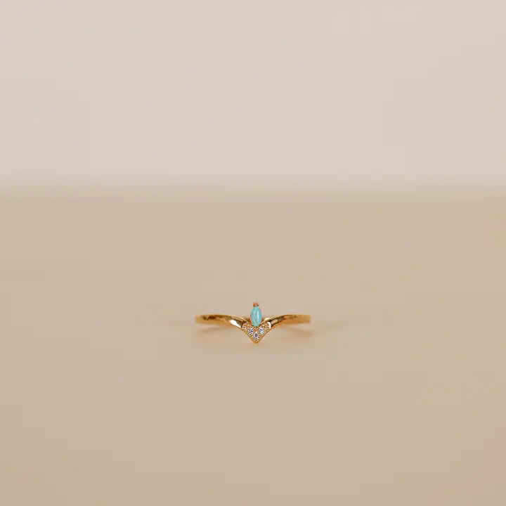 Floating Gemstone Ring