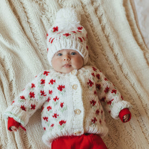 Bitty Blooms Holiday Cardigan Sweater Baby & Toddler