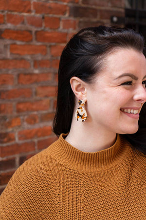 Penelope Earrings - Caramel Latte // Fall, Jewelry, Gifts