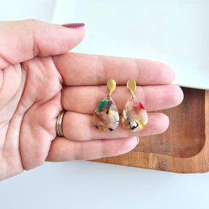 Leah Earrings - Multicolor // Fall, Jewelry, Gifts