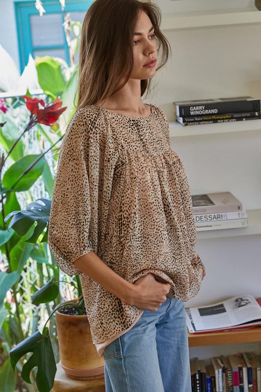 Cora Blouse - Taupe