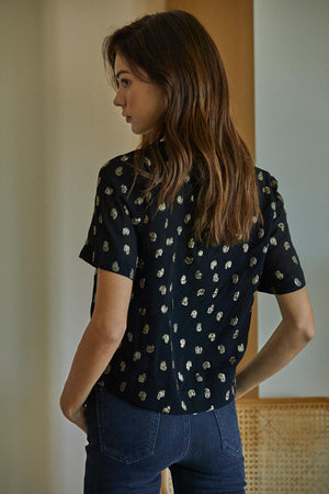 Luxe Polkadot Short Sleeve