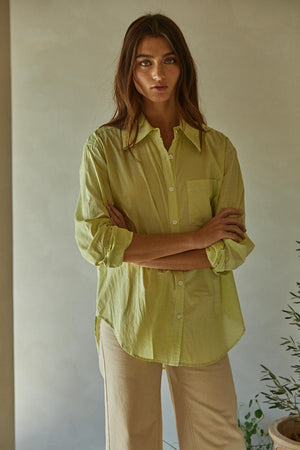 Brynne Blouse - Lime