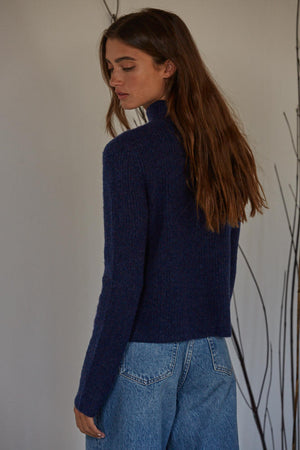 Raine Mockneck Sweater - Bluebird