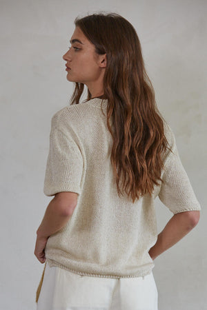 Leona Spring Knit - Ivory