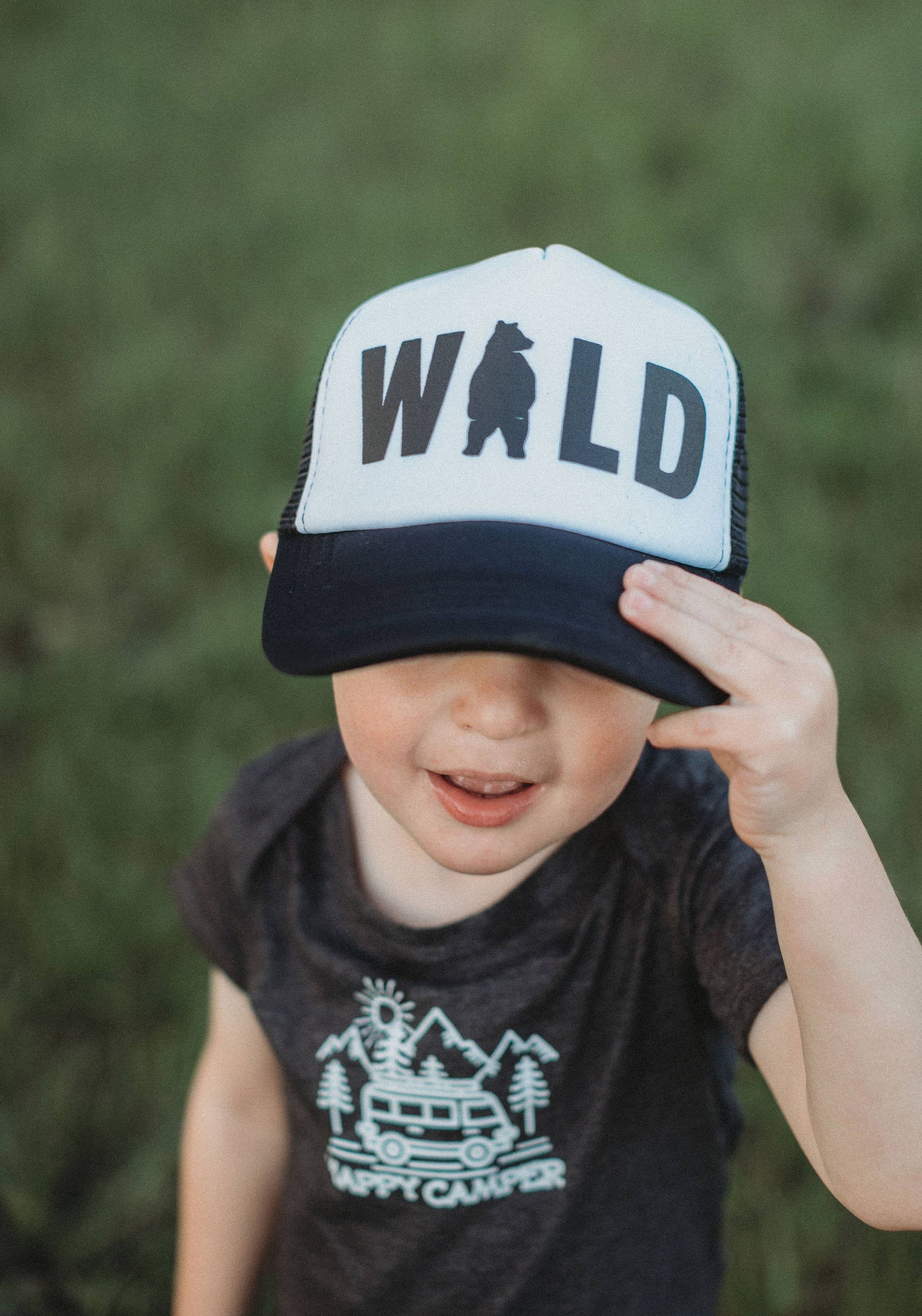 Kid WILD Bear Trucker Hat