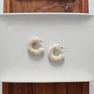 Chloe Hoops - Neutral // Fall Earrings, Jewelry