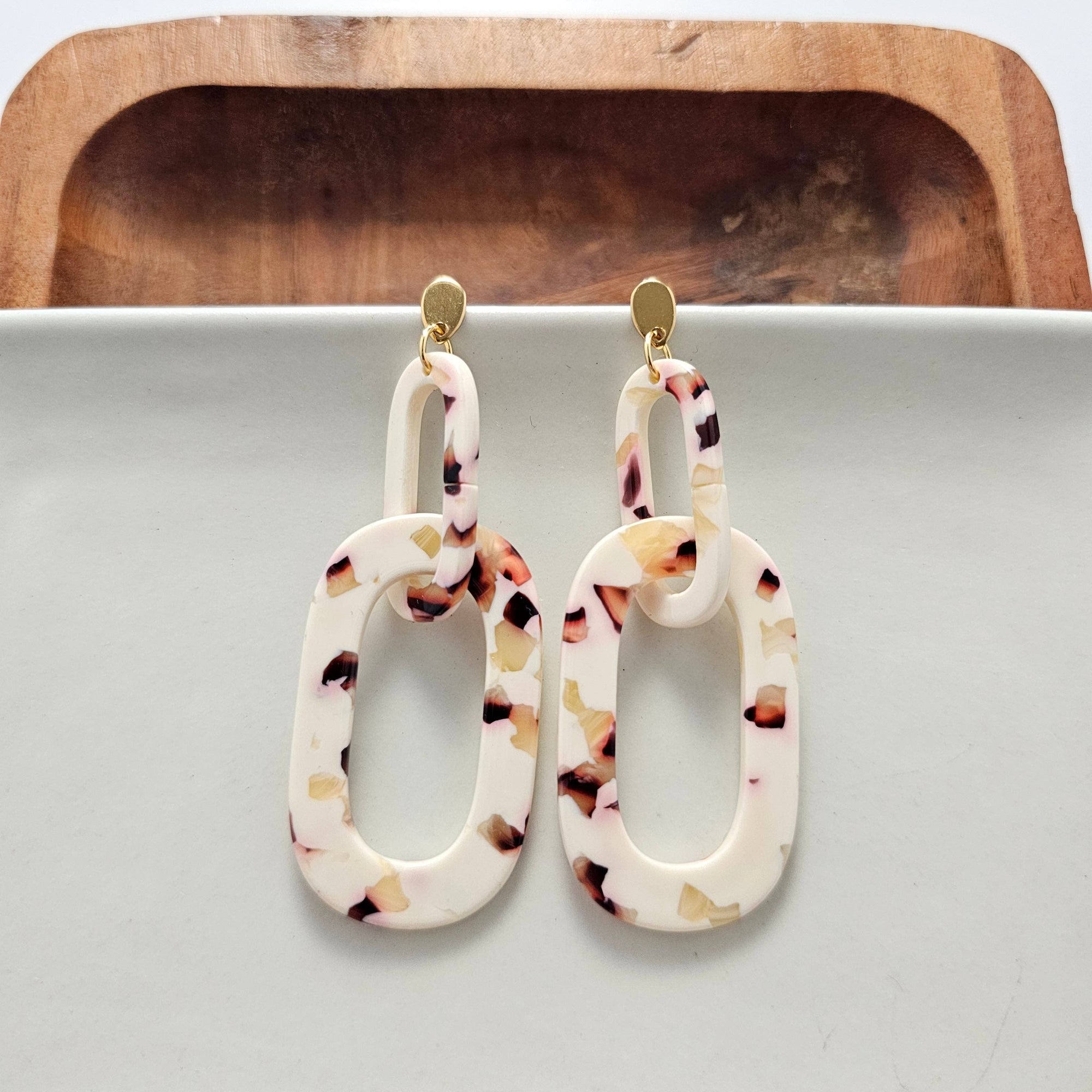 Chrissy Earrings - Terrazzo // Fall, Jewelry, Gifts