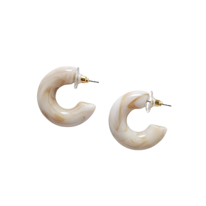 Chloe Hoops - Neutral // Fall Earrings, Jewelry