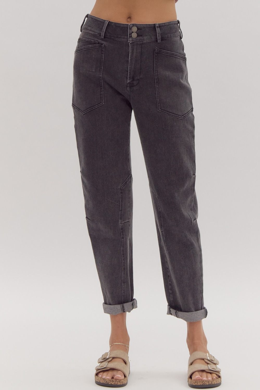 Becca Denim Pant - Black