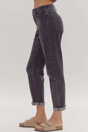 Becca Denim Pant - Black